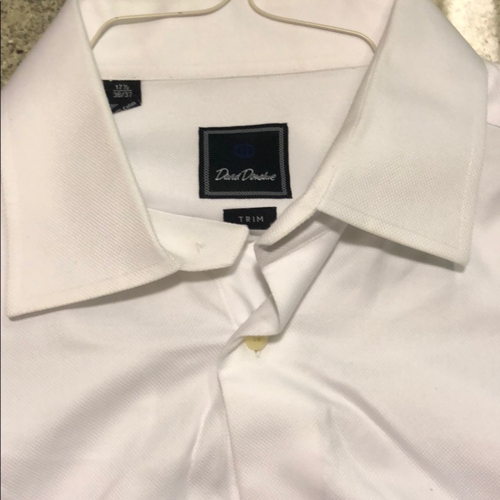 White button down